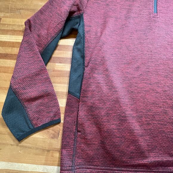 PGA TOUR Men's Two-Tone Quarter-Zip Golf Pullover red M - Picture 3 of 11